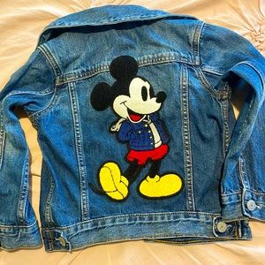 Boys Mickey Denim Jacket
